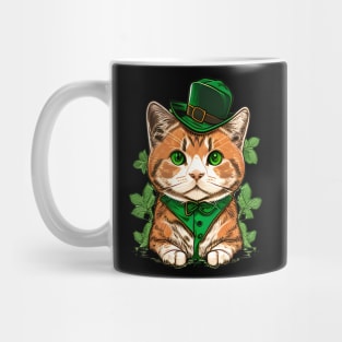 Gentleman Cat Ready For St. Patrick's Day Cat Lover Mug